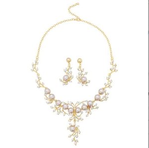 Women's Fashion Necklace Two-piece Earrings Set | ShopDecimals