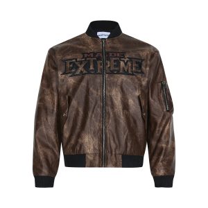 Washed Old Embroidered Flying Coat For Men And Women | ShopDecimals