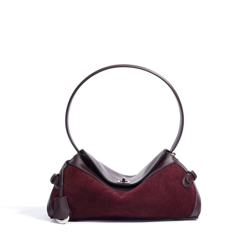 Personalized Simple Casual Autumn and Winter New Frosted Solid Color Shoulder Bag | ShopDecimals