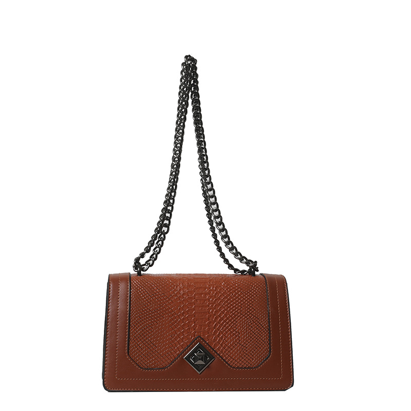 Fashion Snakeskin Pattern Single Crossbody Retro Wine God Shoulder Bag | ShopDecimals