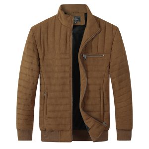 Men's Cotton-padded Jacket Stand-up Collar Thermal Jacket | ShopDecimals