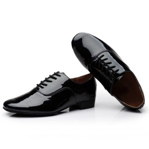 Men's Modern Dancing Shoes Leather Soft Bottom Men's Dance Shoe Latin Dance Shoes Dance Shoe Men's | ShopDecimals