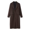 Women's Casual Solid Color Woolen Coat Jacket | ShopDecimals