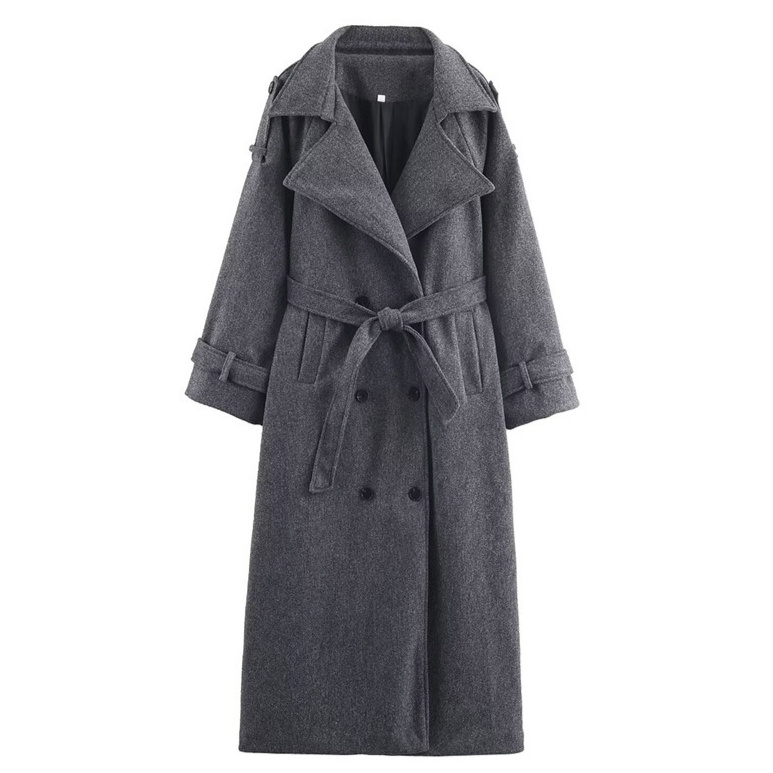 Women's Double-breasted Wool Coat | ShopDecimals