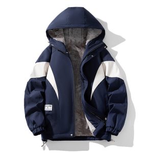 Autumn And Winter Fleece-lined Jacket | ShopDecimals