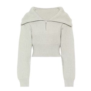 Large Collar Lapel Short Sweater Knit | ShopDecimals