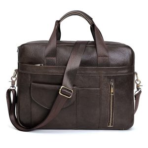 Simple Casual Men's Real-leather Handbag | ShopDecimals