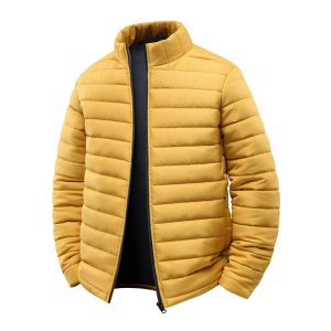 Unisex Winter Cotton-padded Coat With A Stand-up Collar Windproof And Extra-lined For Warmth | ShopDecimals