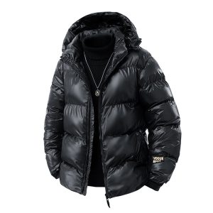Premium Down Hooded Cold-proof Coat With Thickened Warmth Jacket | ShopDecimals