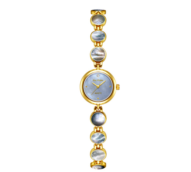 Vintage Bracelet with Aurora-like Natural Shell Waterproof Wristwatch | ShopDecimals