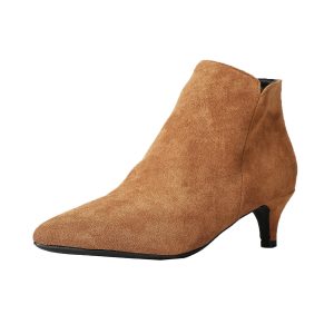 Suede Stiletto Heel Ankle Boots Pointed-toe Ankle Boots | ShopDecimals