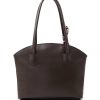 Faux Leather Zippered Shoulder Bag Single Compartment Gift Womens Hand Shoulder & Crossbody Bag Brown. | ShopDecimals