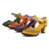 Women's Fashion Hollowed-Out Vintage High-Heel Sandals | ShopDecimals