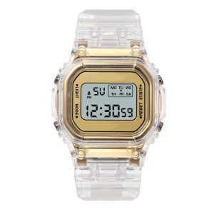 Transparent small square Watch | ShopDecimals