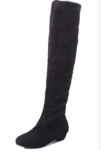 Over-the-knee stretch suede women's shoes | ShopDecimals