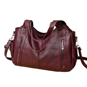 Retro Solid Color Simple Textured One-shoulder Bag Large Capacity Women  | ShopDecimals