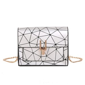 Geometric Rhombic Square Handbag | ShopDecimals