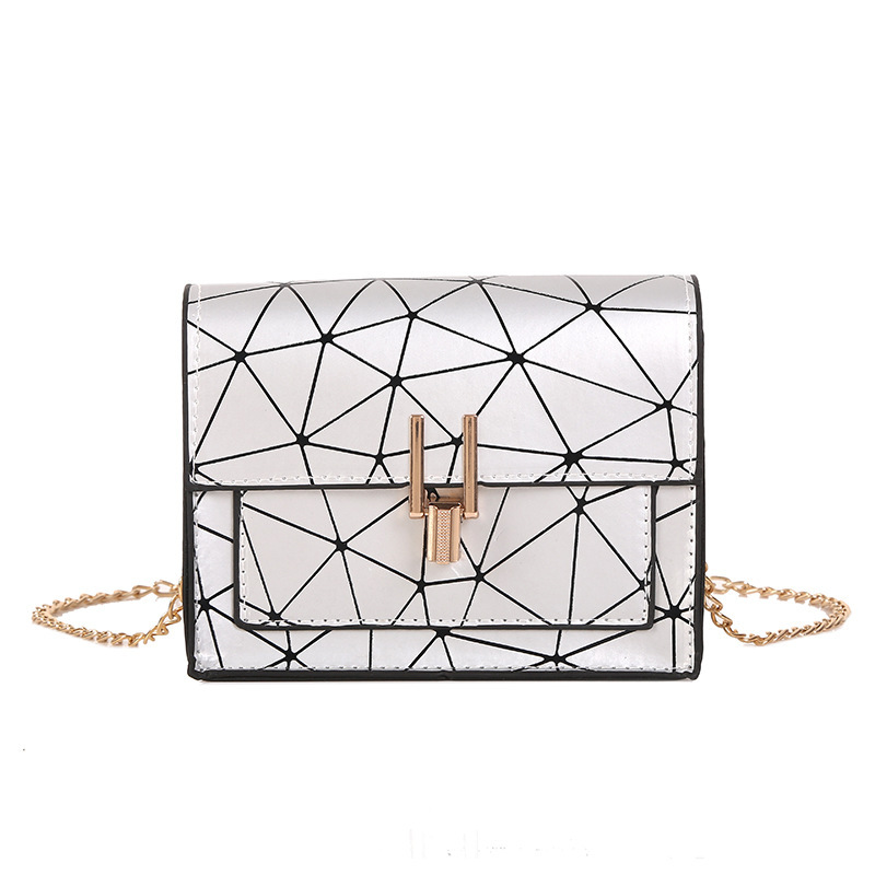 Geometric Rhombic Square Handbag | ShopDecimals