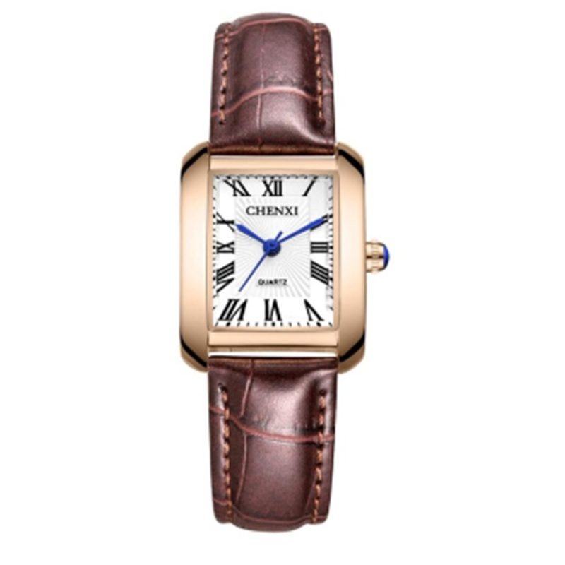 Square Couple Watch Ladies Casual Belt Watch | ShopDecimals