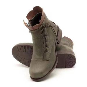 Low-heeled large size Martin boots | ShopDecimals