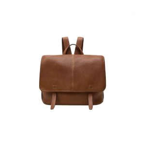 Vegetable-Tanned Leather Messenger Backpack | ShopDecimals
