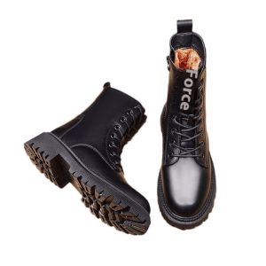 Fleece-lined Martin Boots Women's Shoes Thickened Middle | ShopDecimals