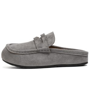 Retro Comfortable Suede Casual Mules Fashion | ShopDecimals