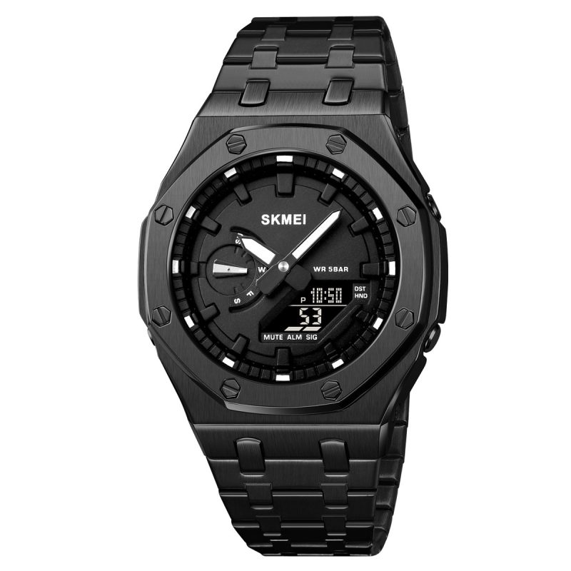 Men's Creative Multifunction Dual-Display Business Electronic Watch | ShopDecimals