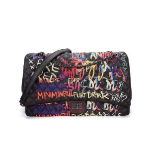 Korean Style Color Graffiti Small Fragrance Rhombus Chain Shoulder Bag | ShopDecimals