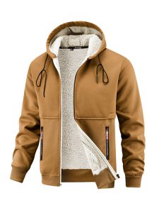 Mens Thickened Winter Outdoor Lambswool Jacket | ShopDecimals