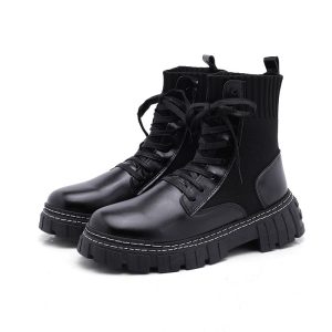 Platform Martin Boots British Style High Top | ShopDecimals