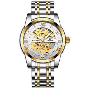 Mechanical Watch With A Hollowed-out Steel Bracelet | ShopDecimals
