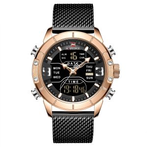Double Display Men's Multi-function Waterproof Sports Watch | ShopDecimals