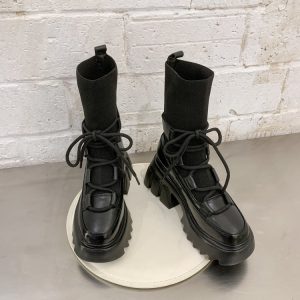 Women Fashion Short Tube Strap Elastic Ankle Boots | ShopDecimals