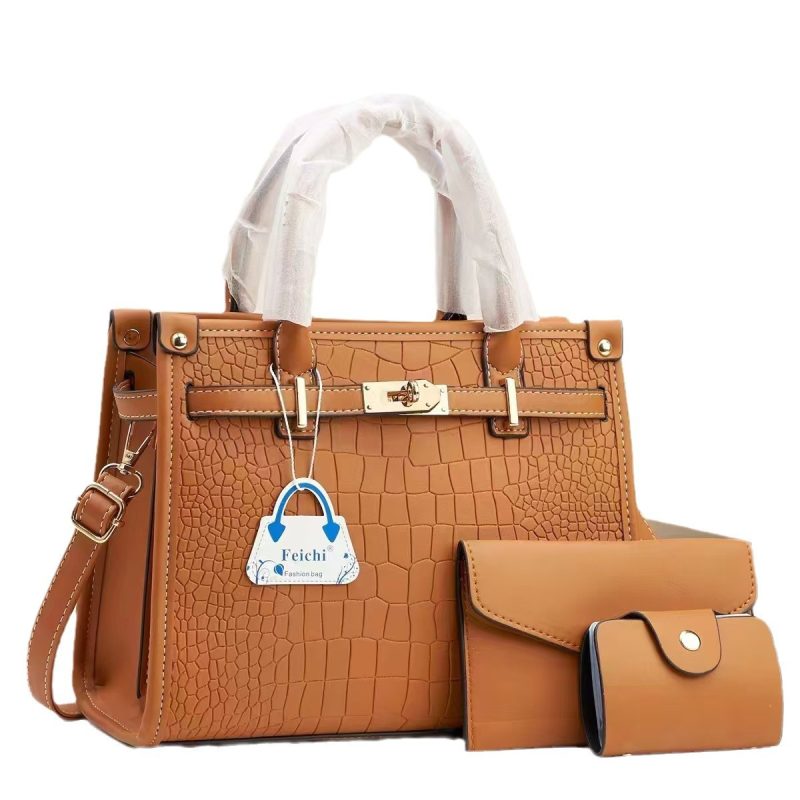 Stylish And Minimalist Macaron Three-piece Handbag | ShopDecimals