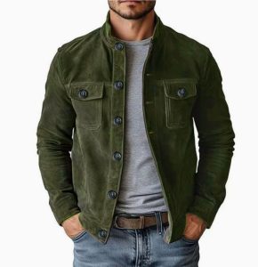 Vintage Single-breasted Jacket Men's Casual Motorcycle Faux Suede Tops | ShopDecimals