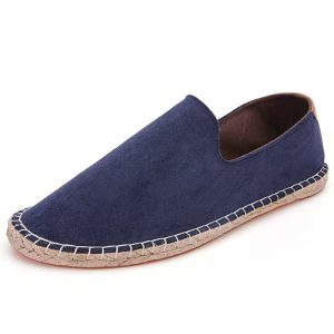 Wear-resistant Canvas Mens Shoes Breathable Slip-on Loafers | ShopDecimals